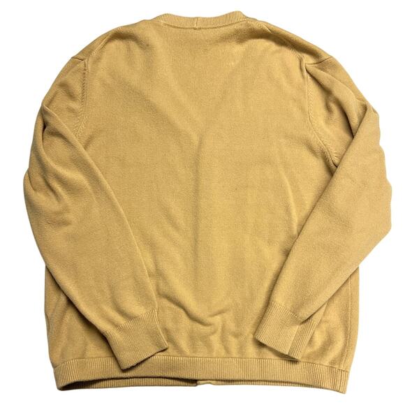 Guess Originals Cardigan Size Large Camel Tan Browns Grandpa Vintage Style - Picture 4 of 10